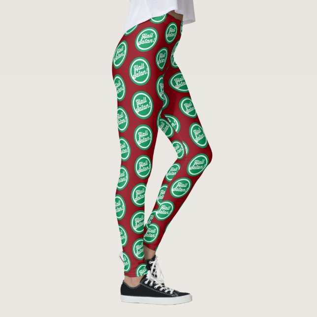 Festlicher Hagel Satan Leggings (Rechts)
