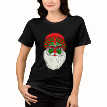 Festlicher indischer Weihnachtsmann-Druck