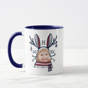 Festlicher karierter tasse