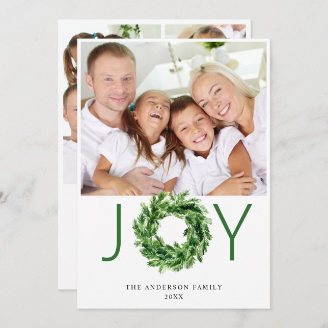 Festlicher Kiefernzweig Weihnachten 4 FOTO (Vorne/Hinten)