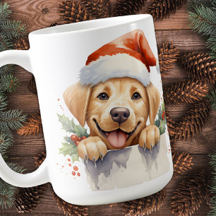 Festlicher Labrador Retriever Puppy Dog Tasse