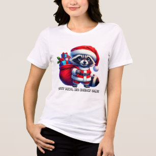 Festlicher Marschall in einem Santa Anzug, der jub Tri-Blend Shirt