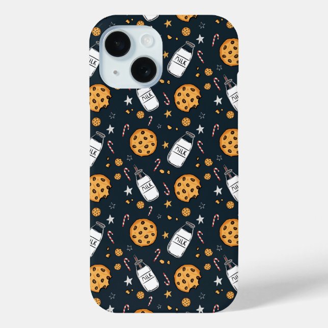 Festlicher Milch-und-Kekse-Fall Case-Mate iPhone Hülle (Rückseite)