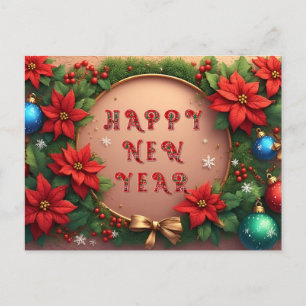 Festlicher Rahmen Feiertagspostkarte