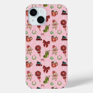 Festlicher rosa Lebkuchen-Weihnachtshandycover Case-Mate iPhone Hülle