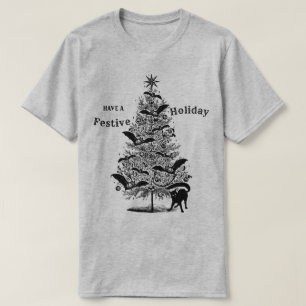 Festlicher Schläger-Weihnachtsbaum T-Shirt