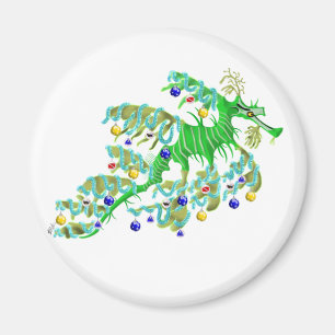Festlicher Seedrache-Magnet Magnet