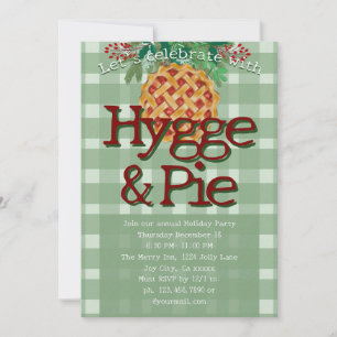 Festlicher Spaß Weihnachtsfeier hygge Einladung
