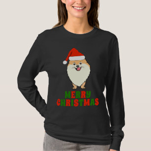 Festlicher Spitz Frohe Weihnachten T-Shirt