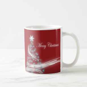 Festlicher Stern-schickes Weihnachtsimmergrün Tasse