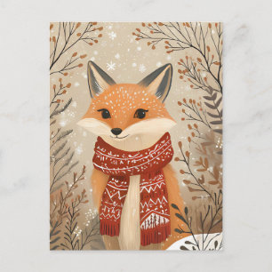 Festlicher süßer Gnom Weihnachtsgruß Postkarte