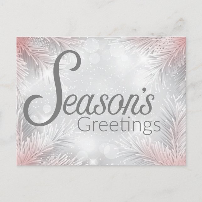 Festlicher Urlaub Postkarte (Vorderseite)