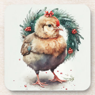 Festlicher Urlaub / Weihnachtsgebäck Untersetzer