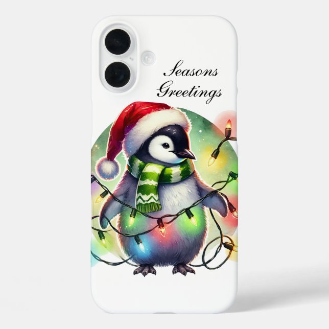 Festlicher Weihnachtsaffe anpassbar  Case-Mate iPhone Hülle (Rückseite)