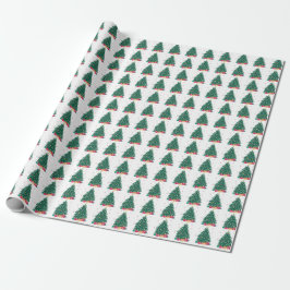 Festlicher Weihnachtsbaum & Geschenke  Geschenkpapier