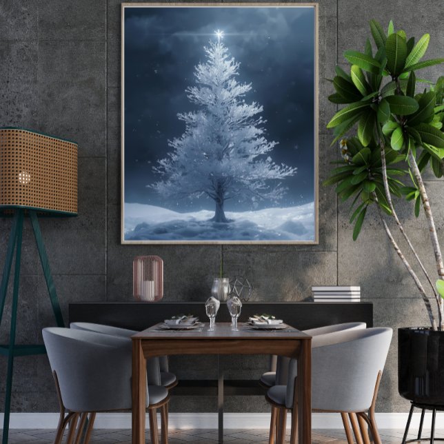 Festlicher Weihnachtsbaum Poster (Von Creator hochgeladen)