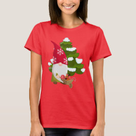 Festlicher Weihnachtsfeiertag Gnome T-Shirt