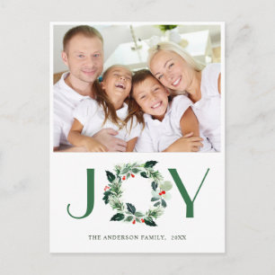 Festlicher Weihnachtsfeiertag Postkarte