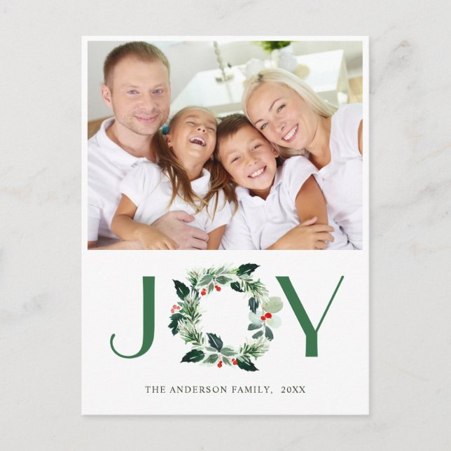 Festlicher Weihnachtsfeiertag Postkarte (Vorderseite)