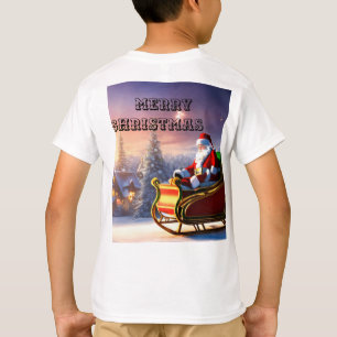 Festlicher Weihnachtsfest mit den Fotos T-Shirt