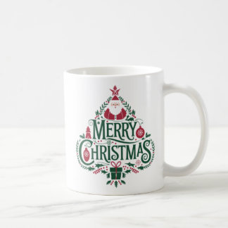 Festlicher Weihnachtskalender Kaffeetasse