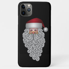 Festlicher Weihnachtsmann mit Long Curly Bart Case-Mate iPhone Hülle
