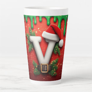 Festlicher Weihnachtsmannhut V für Winterdekoratio Milchtasse