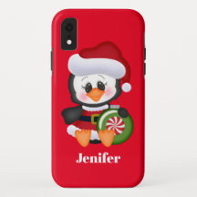 Festlicher WeihnachtsPinguin Feiertag addieren