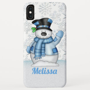 Festlicher WeihnachtsSchneemann addieren Namen Case-Mate iPhone Hülle