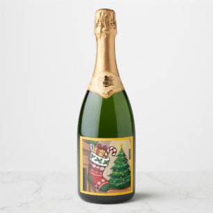 "Festlicher Weihnachtsstrumpf mit Geschenken und S