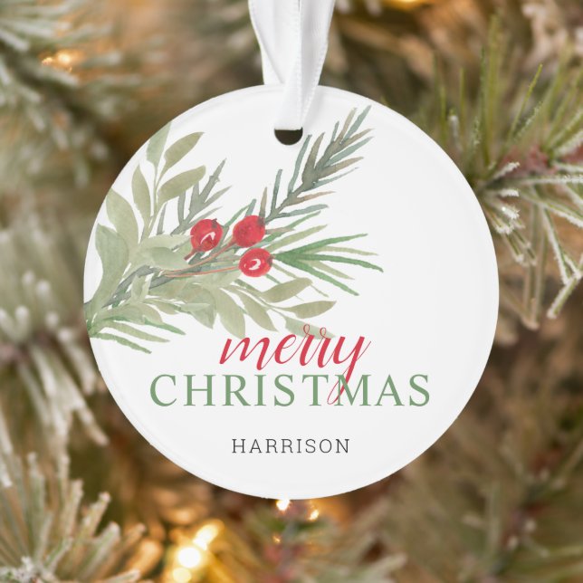 Festlicher Weltfrieden 3 FotoCollage Ornament (Baum)