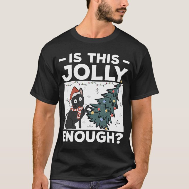 Festlicher Winter Weihnachtsbaum ist dieser Jolly  T-Shirt (Vorderseite)