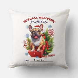 Festlicher wunderlicher Pug-Weihnachts-Wurfkissen Kissen