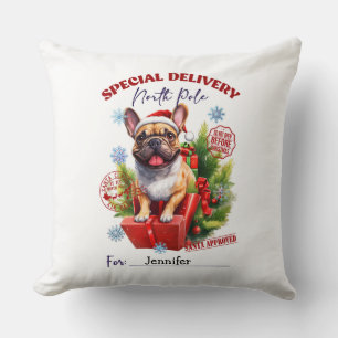 Festlicher wunderlicher Pug-Weihnachts-Wurfkissen Kissen