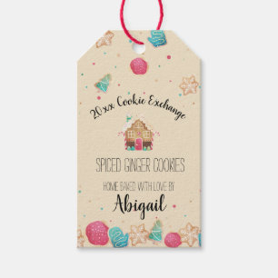 Festlicher Zuhause-Gebackener Geschenkanhänger