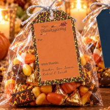 Festliches Blattmuster Thanksgiving Navy & Gold