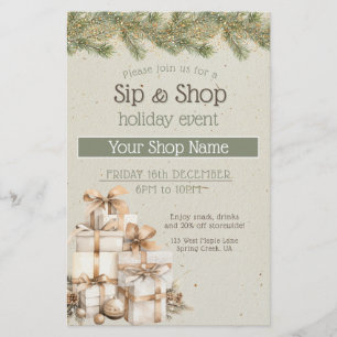 Festliches Business-Holiday-Event-Marketing Flyer