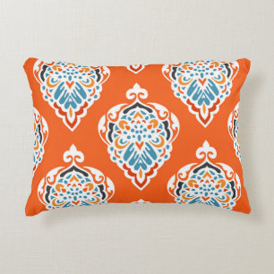 Festliches Damast-Vintage-Muster, elegantes Design Dekokissen