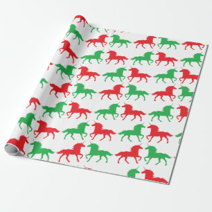 Festliches Einhorn-Packpapier Geschenkpapier