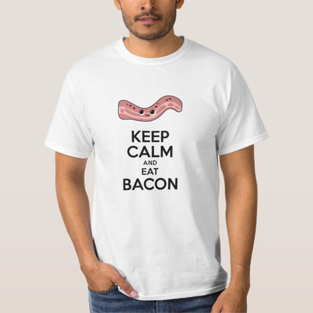 Festliches Frühstück mit Bacon Art T-Shirt (Vorderseite)