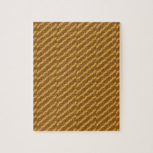 Festliches, goldenes Muster Puzzle