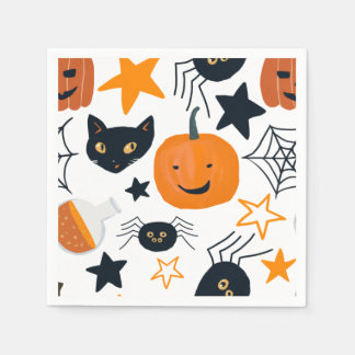Festliches Halloween-Party Napkins Serviette