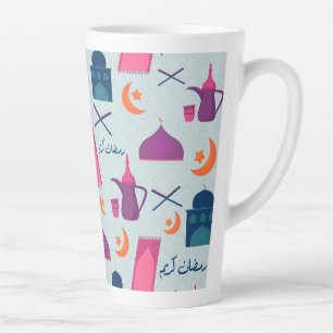 Festliches islamisches Ramadan-Design Milchtasse