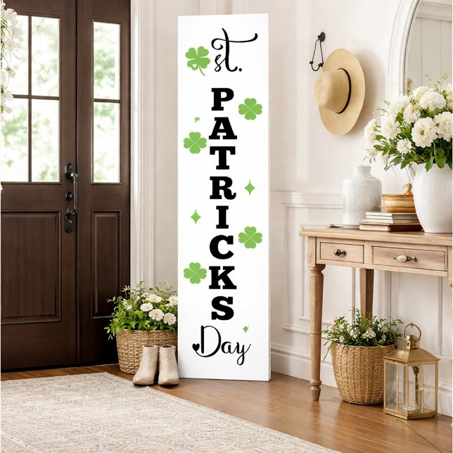 Festliches Kleeblatt-St. Patrick's Day-Dekor Poster (Von Creator hochgeladen)