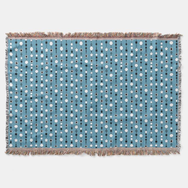 Festliches Muster mit Schnurperlen und Schmuckster Decke (Vorderseite)