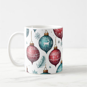 Festliches Ornamentmuster Kaffeetasse
