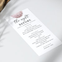 Festliches Probe Abendessen | Rosa Blush Moon