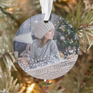 Festliches Rustikales Holz Sterne Weihnachtskuchen Ornament