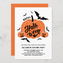 Festliches Spooky Pumpkins Halloween-Party