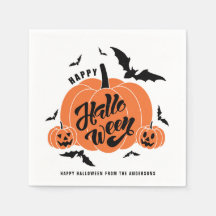 Festliches Spooky Pumpkins Halloween-Party